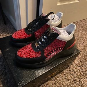 Mens size 9 . Red & black …FerrariMassari